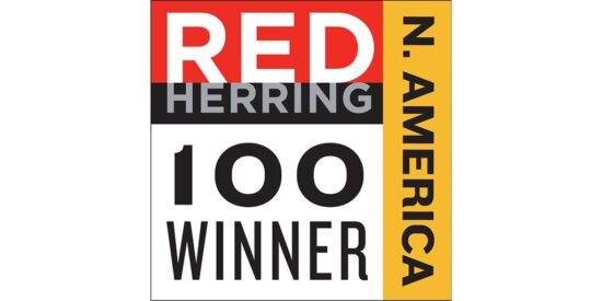 Red Herring 100 Winner logo