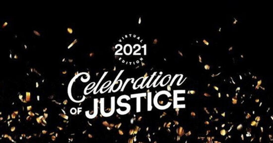 Design Slide on 2021 Virtual Edition Celebration of Justice