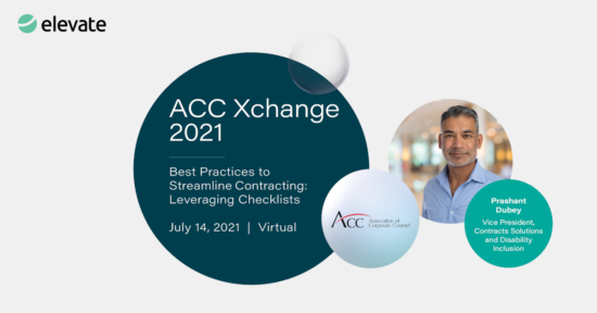 Design Banner on ACC Xchange 2021 Best Practices to streamline contracting