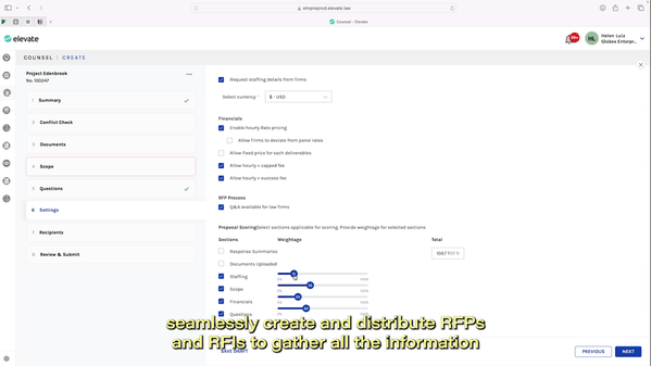 video thumbnail for elm for legal spend