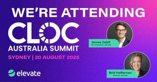 we're attending cloc australia summit banner showing Brid Heffernan and James Odell