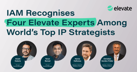 iam recongnises four elevate experts among world's top ip strategists banner