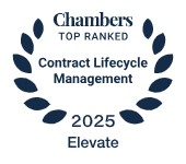 chambers top ranked contract lifecycle management for 2025 badge