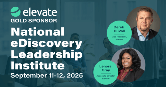national ediscovery leadership institute banner