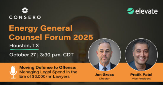 consero energy general counsel forum 2025 event banner