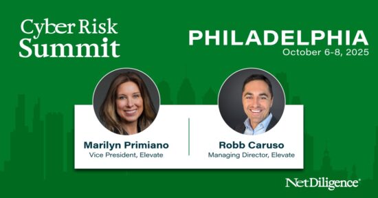 October 6 – 8 | NetDiligence Cyber Risk Summit | Philadelphia, PA event banner