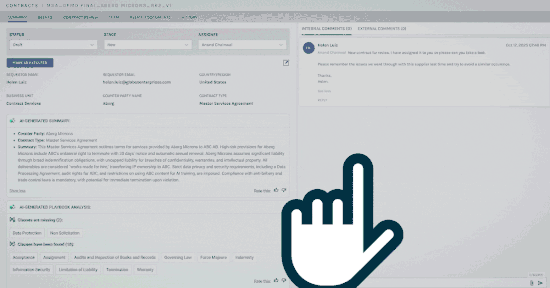video thumbnail for ai-powered contract management