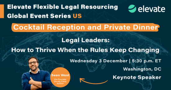 December 3 | Legal Leaders: How to Thrive When Rules Keep Changing - event banner