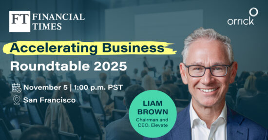 November 5 | FT Accelerating Business Roundtable 2025 - event banner