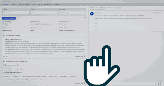 video thumbnail for ai contracts summarisation and analysis