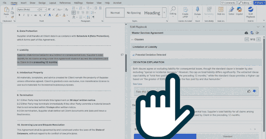 video thumbnail for ai-powered contract reviews with elm word plugin