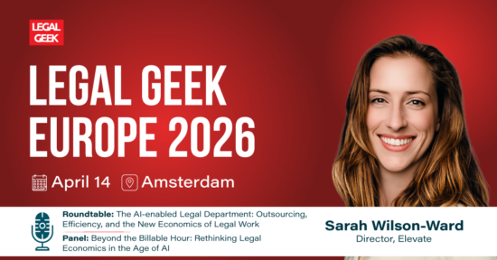 April 14 | Legal Geek Europe - event banner