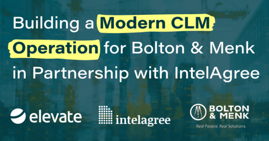 Building a Modern CLM Operation for Bolton & Menk in Partnership with IntelAgree - news banner