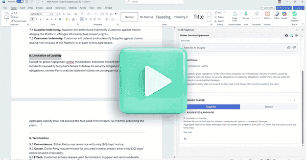 video thumbnail for ai-powered contract reviews with elm word plugin